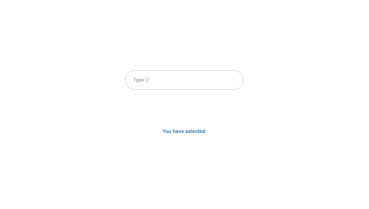React Input Text - React Autocomplete