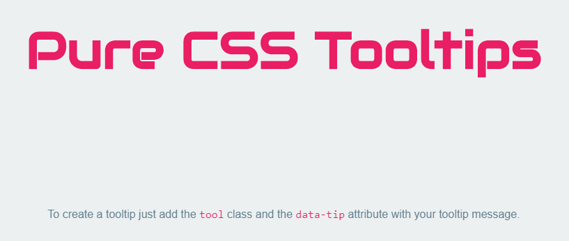 CSS Tooltips - Pure-CSS Tooltips