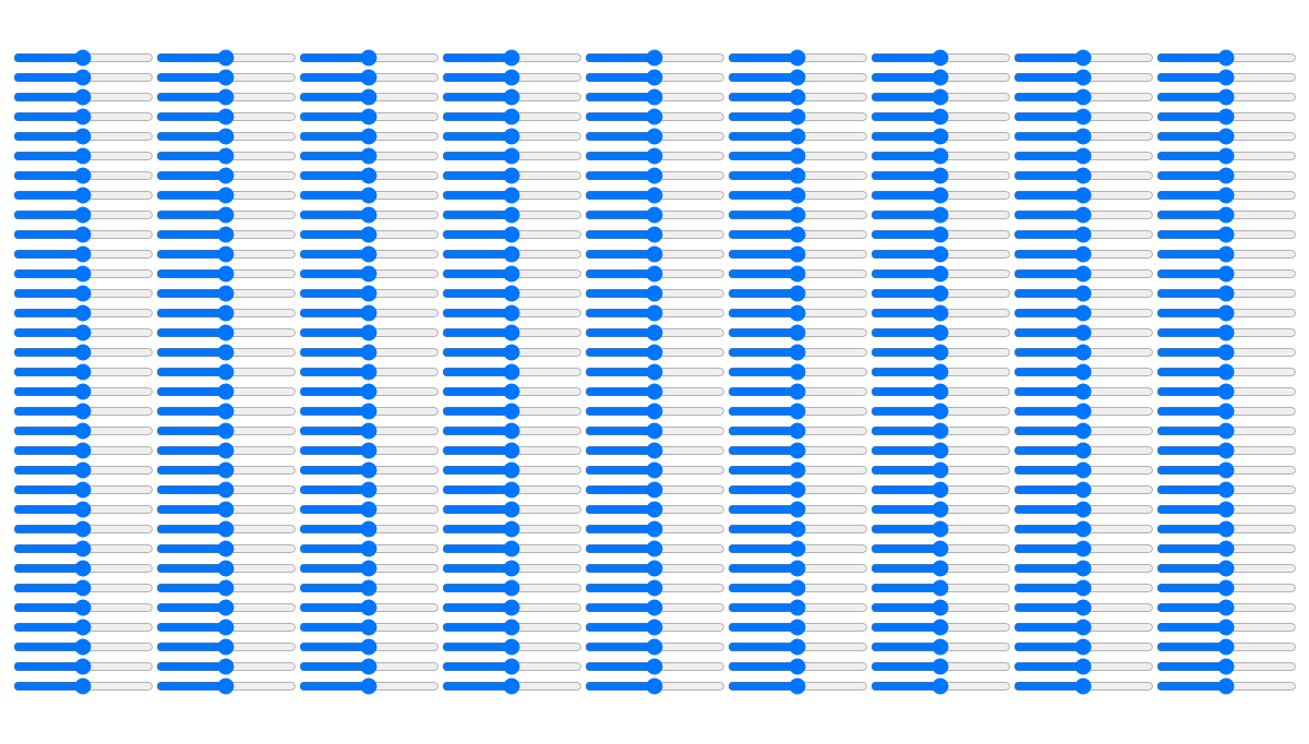 JavaScript Range Sliders - Input range dance