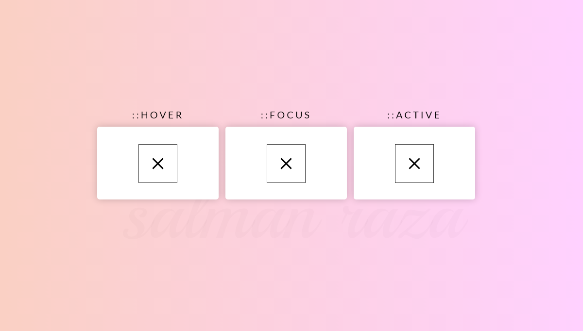 CSS Close Buttons - Close Buttons :Hover :Focus and :Active