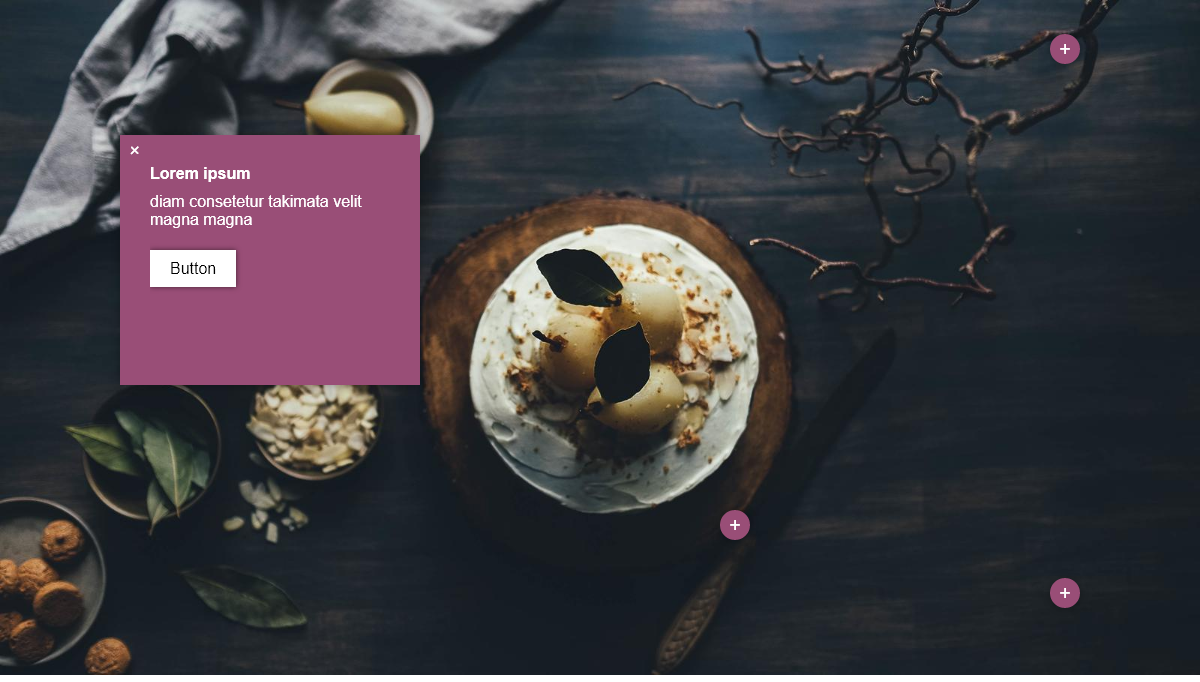 CSS Hotspots - Expanding responsive hotspots