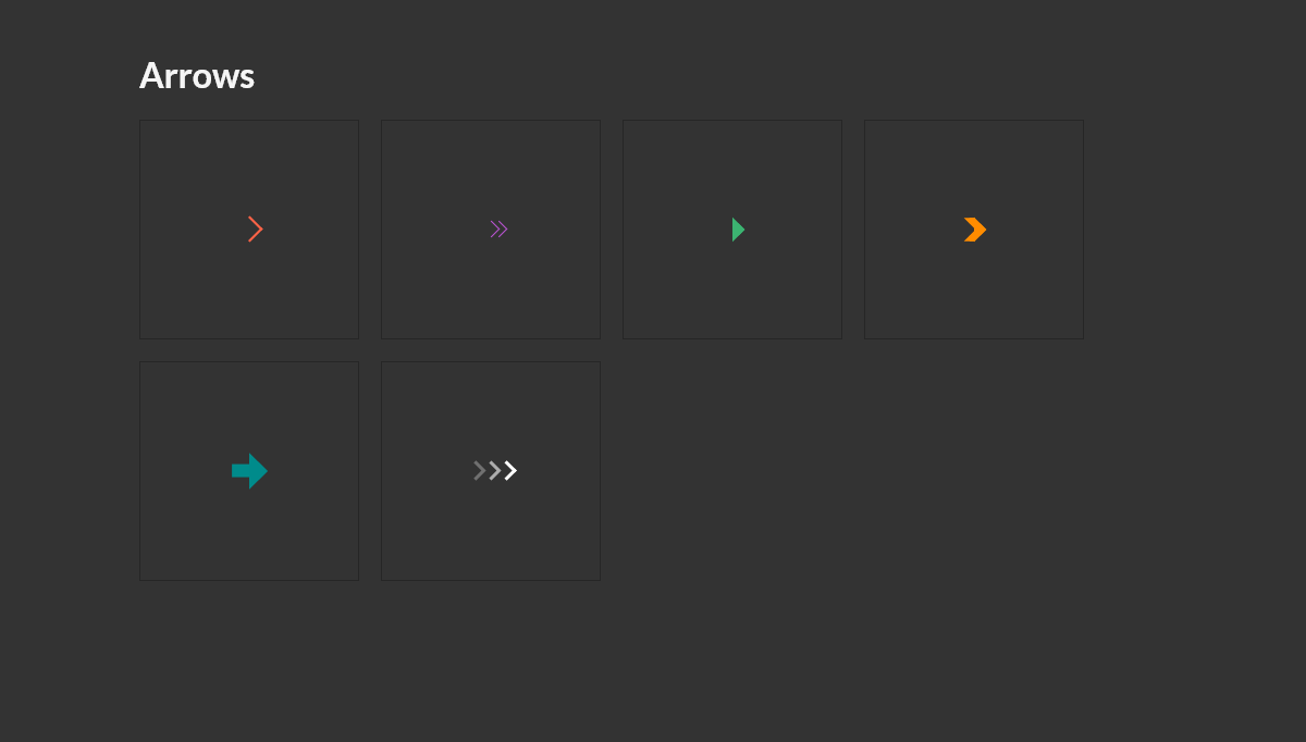 CSS Arrows - Arrowed