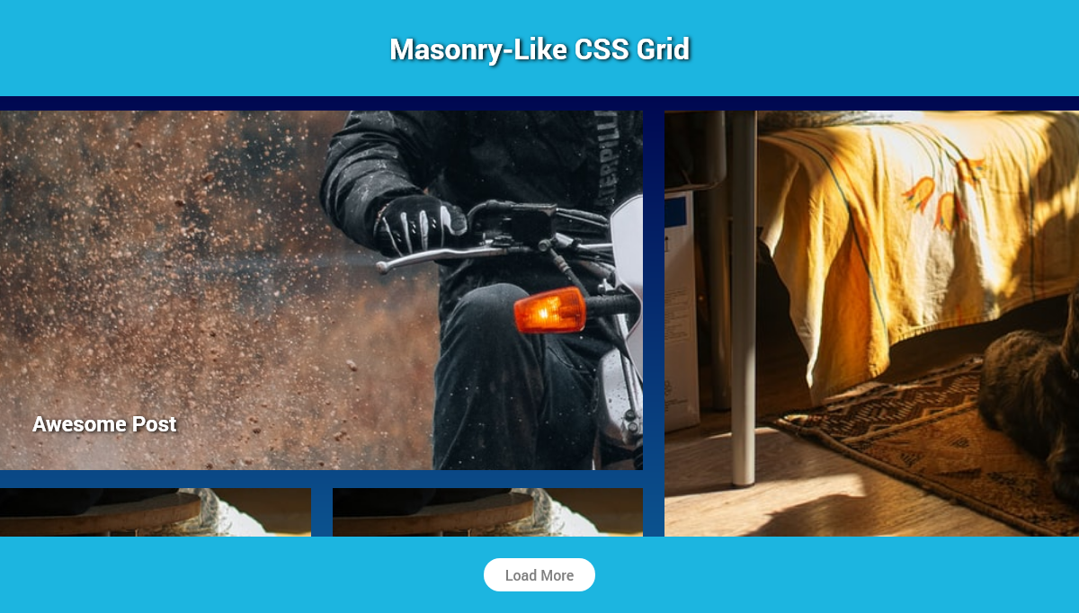 CSS Masonry Layout Examples - Masonry-Like CSS Grid