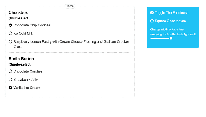 Radio Buttons CSS - Minimal CSS Radio Inputs