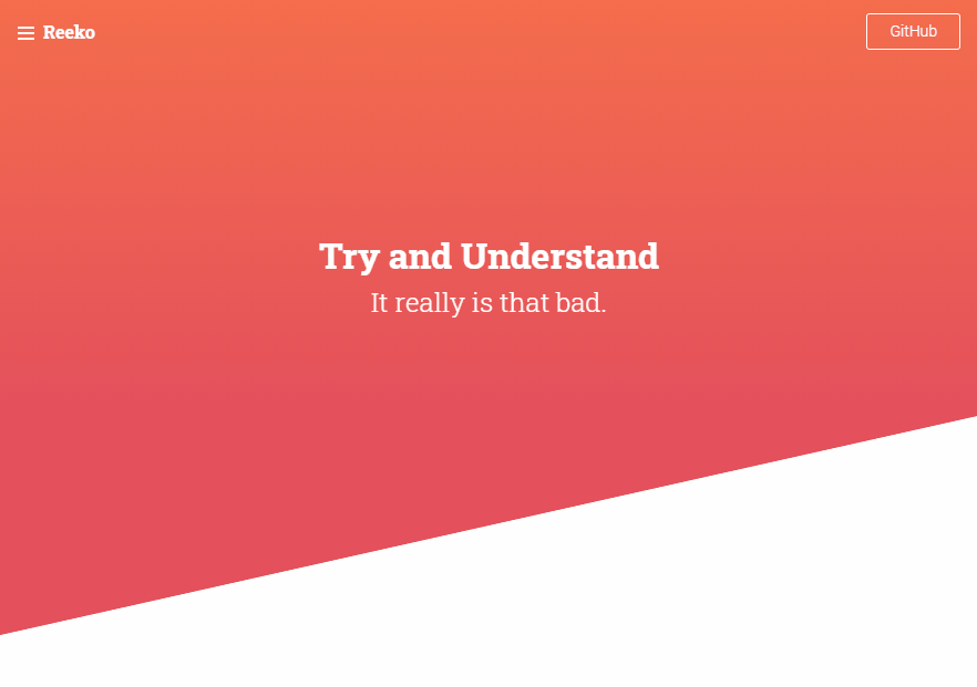 JavaScript Hero Effects - Slanted Hero