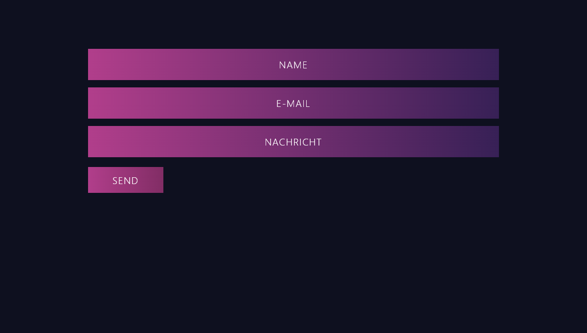 CSS Contact Forms - Pure CSS Contact Form