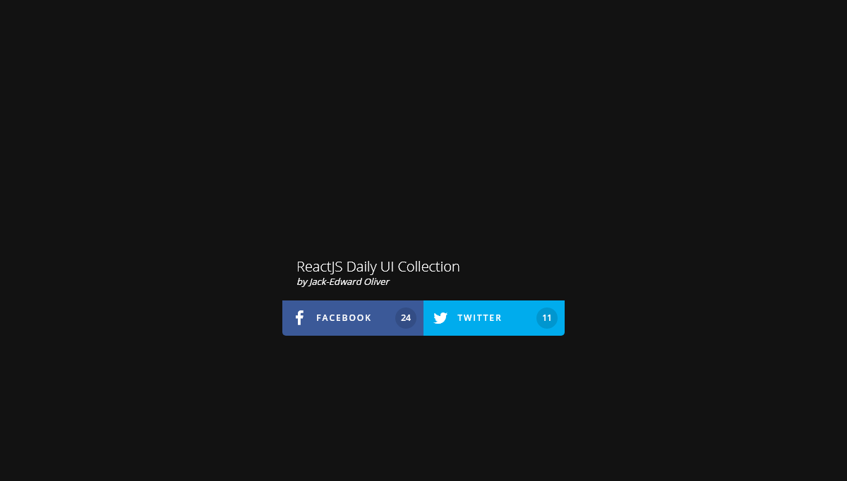 React.js Buttons - React Social Share Buttons