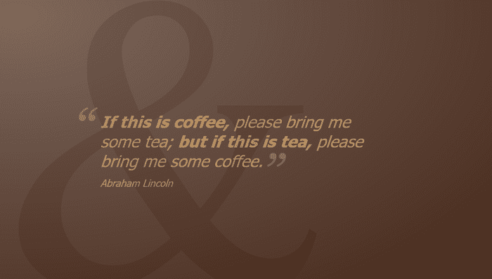 CSS Blockquotes - Coffee Quote - blockquote, flexbox, rgba, before content