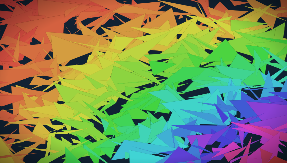 CSS Triangle Backgrounds - CSS Fractured Triangle Background