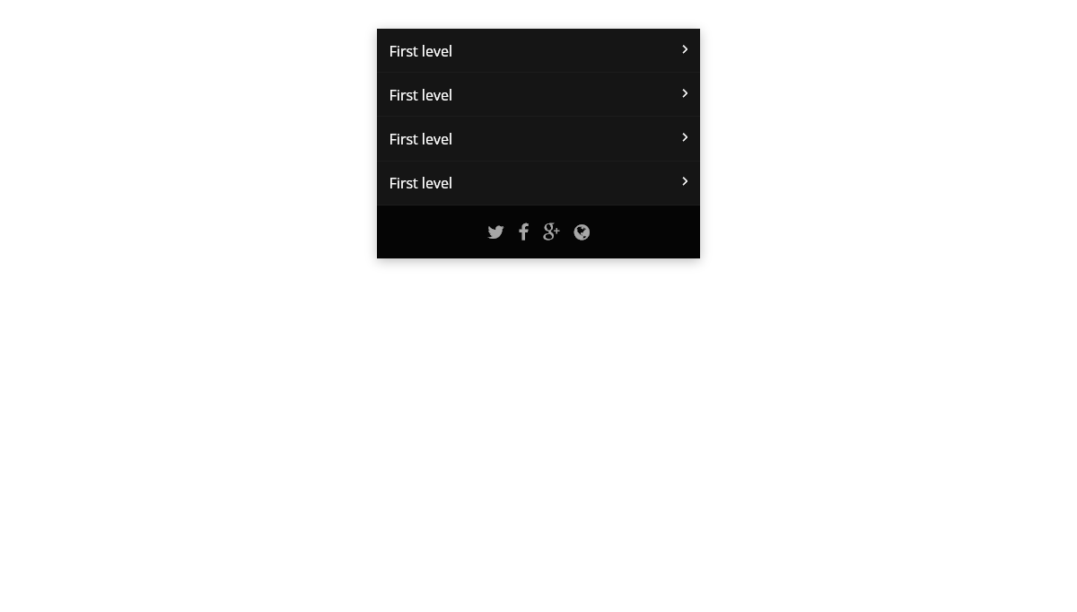 CSS Accordion Menus - CSS sliding multi-level accordion