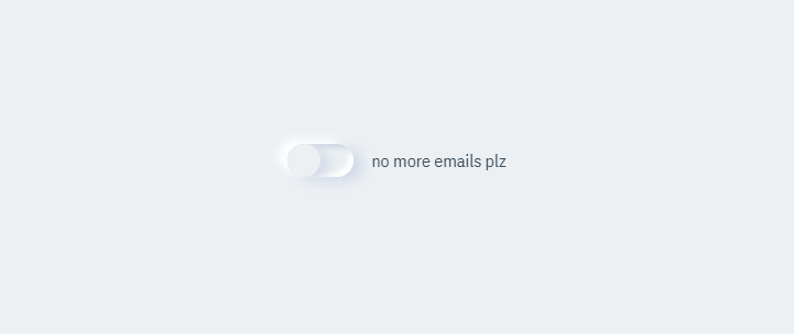 CSS Toggle Switches - Neumorphic Toggle