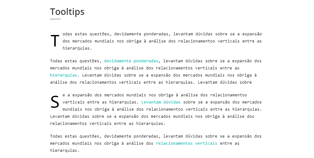 CSS Tooltips - Tooltip usign just CSS +  First letter CSS propriety 