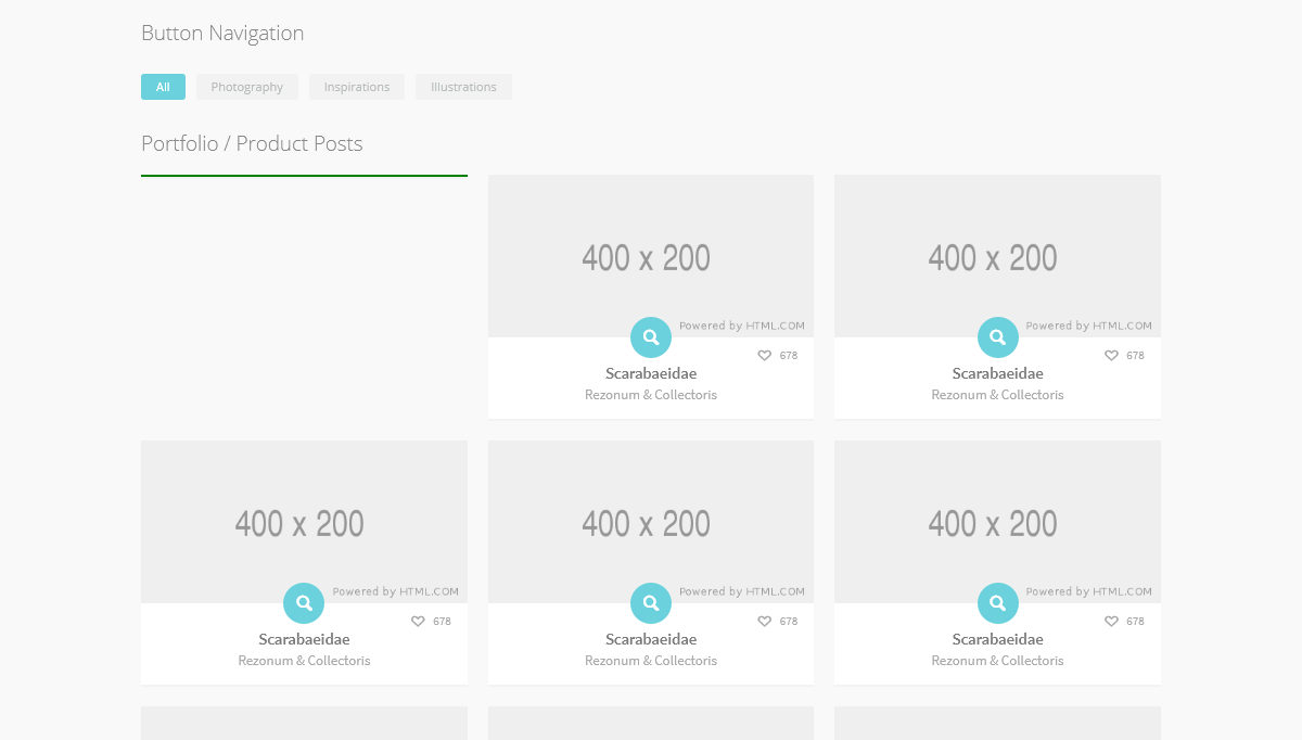 HTML UI Kits - Ui Kit Dribbble Rebound
