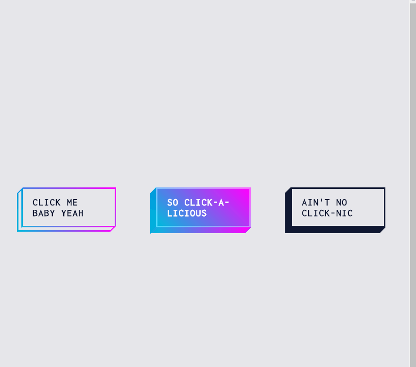 CSS 3D Buttons