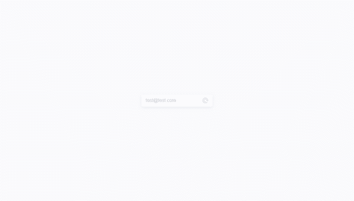 jQuery Forms - Email validation animation