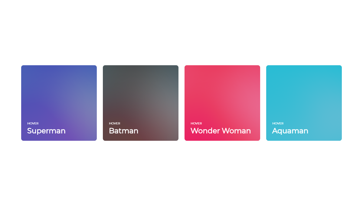 jQuery Cards - Simple CSS & jQuery Parallax Hover