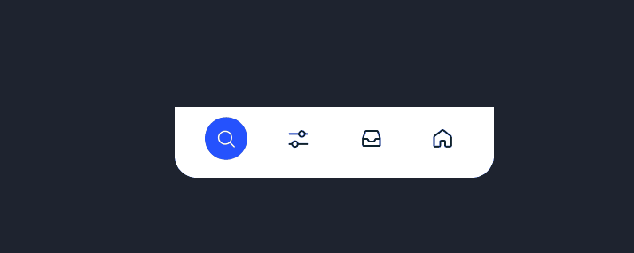CSS Tab Bars - Tab bar with morphing highlight