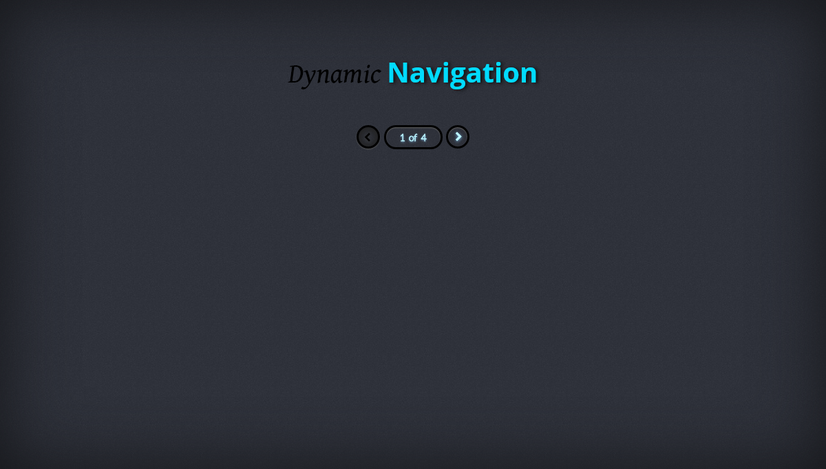 CSS Pagination - Dynamic Page Controls