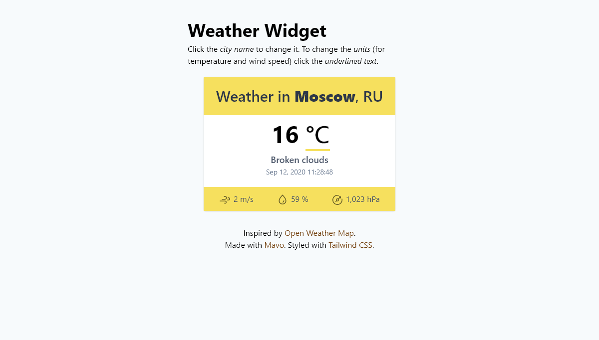 CSS Weather Widgets - Interactive Weather Widget