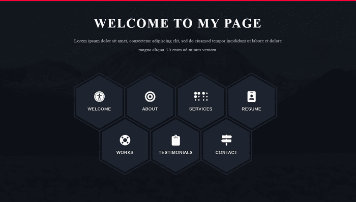 CSS Menu - menu with awesome hover