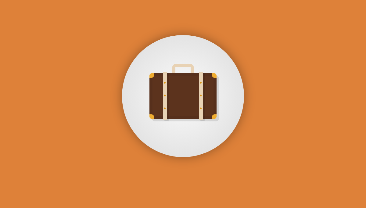 CSS Illustrations - Suitcase