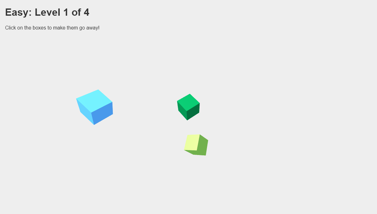 Three JS Games - THREE.js cube game