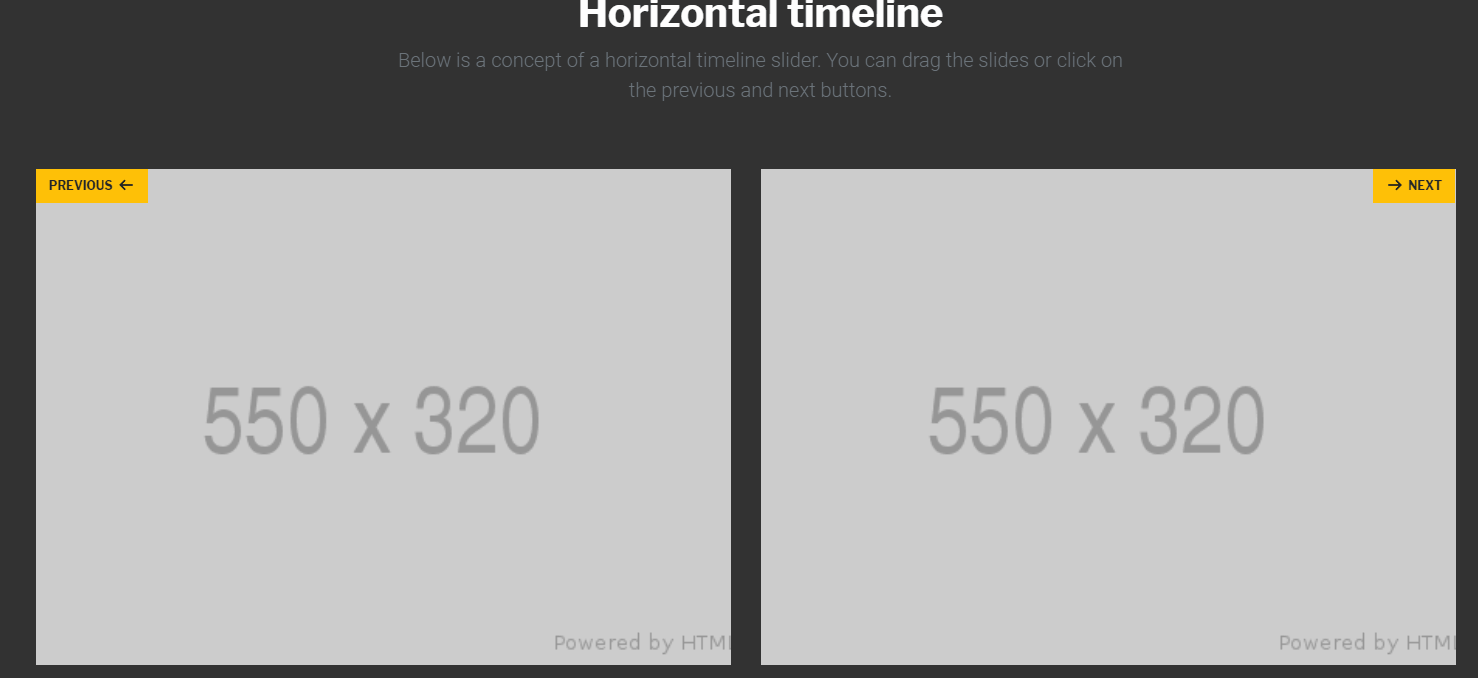 Bootstrap Sliders - Responsive horizontal timeline using Slick 1.9.0 / Bootstrap 4.4.1