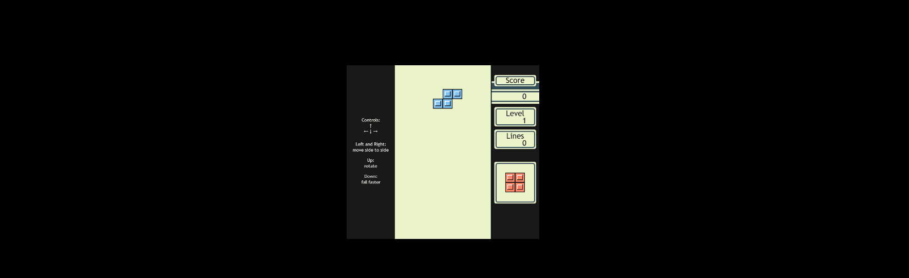 JavaScript Tetris Games