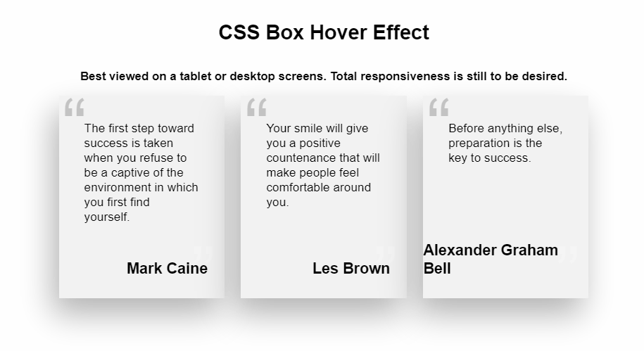 CSS Hover Effects - Pure CSS Box Hover with Background Effect
