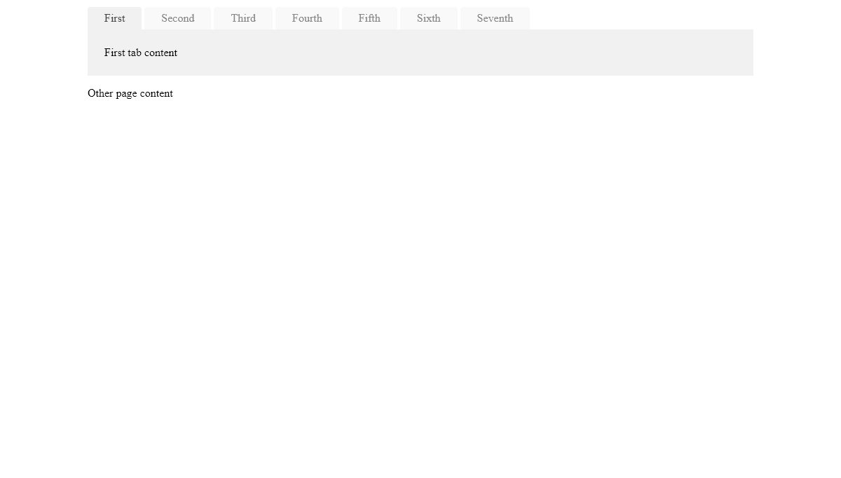 React Tabs - React tabs